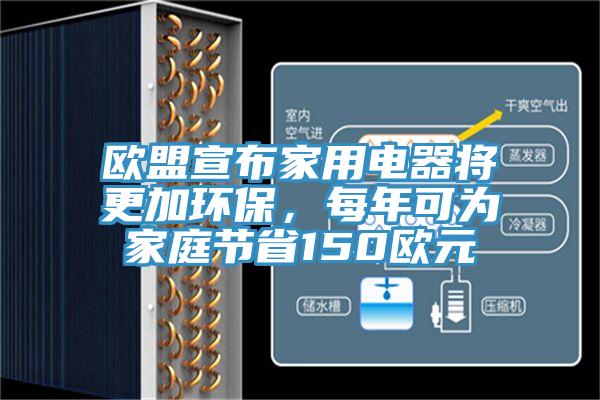 欧盟宣布家用电器将更加环保，每年可为家庭节省150欧元