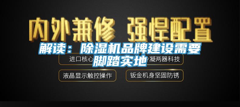 解读：蕾丝视频污污污品牌建设需要脚踏实地