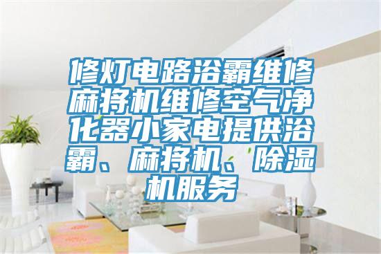 修灯电路浴霸维修麻将机维修空气净化器小家电提供浴霸、麻将机、蕾丝视频污污污服务