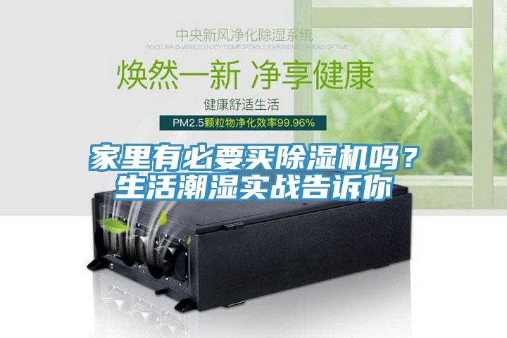 家里有必要买蕾丝视频污污污吗？生活潮湿实战告诉你